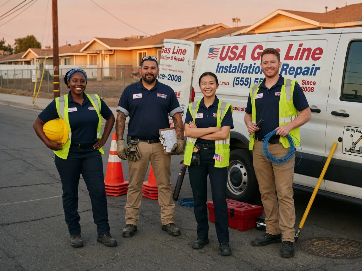 Gas Line Installation company in Interior, SD